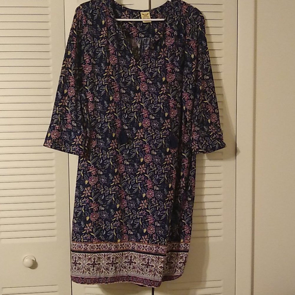 Floral Shift Dress